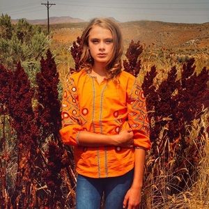 Embroidered Tunic Blouse